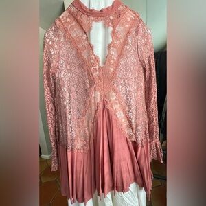 Lace Women's Tunic in Clay